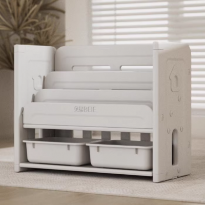 S91多功能書架收納架(匹配圍欄)